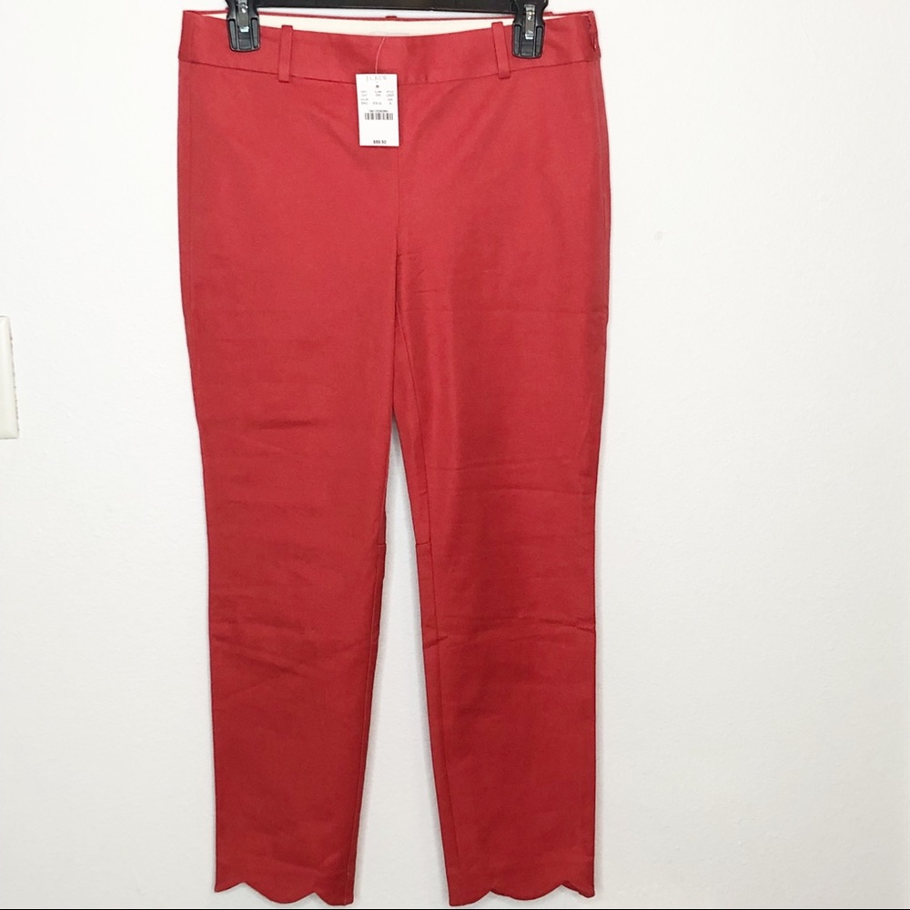 J for J.Crew Scallop Hem Chinos NWT